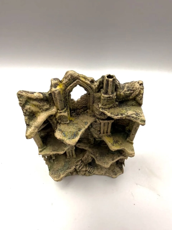 Tło 3D do terrarium w stylu starych kamiennych ruin
