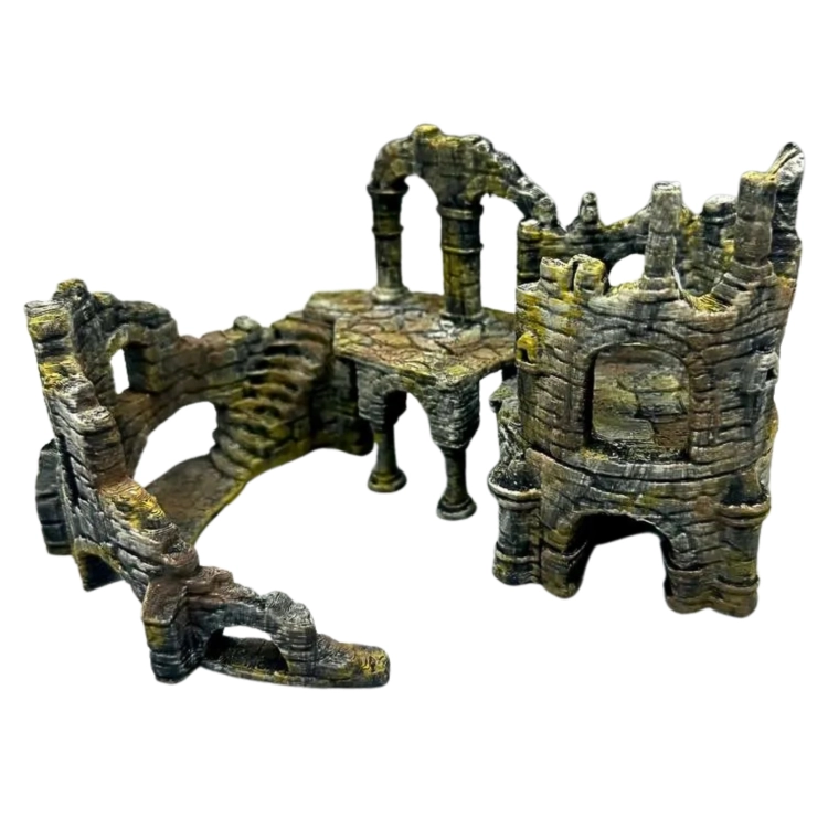Zaginiony Bastion w jasnej leśnej aranżacji terrarium