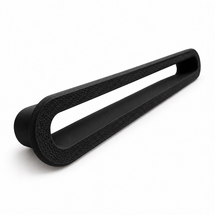 Rozeta wentylacyjna 3Dcore czarna do otworu wykonywanego frezem 16 mm