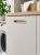 Rozeta meblowa WOOD OAK zamontowana w dekorze drewnopodobnym