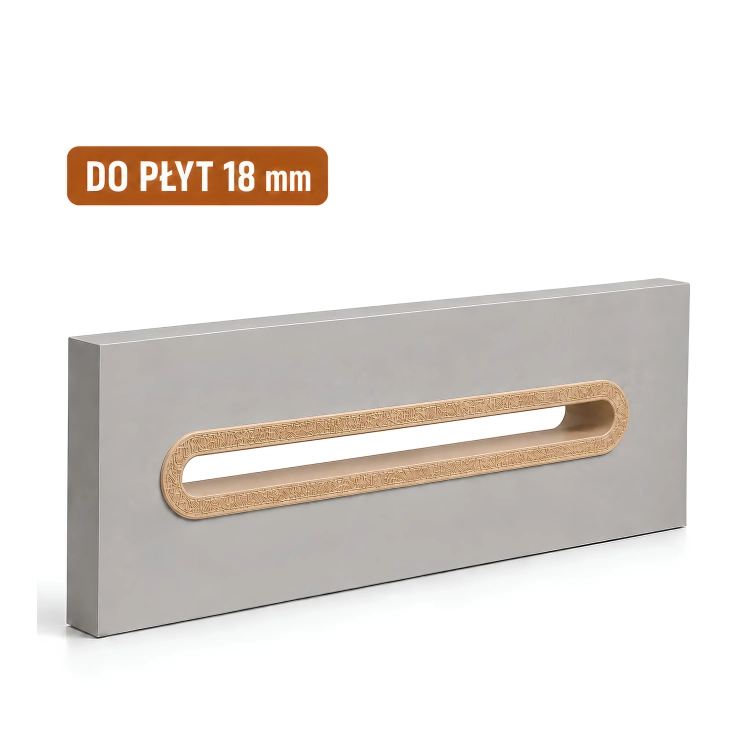 Rozeta wentylacyjna meblowa 3Dcore WOOD OAK do płyty 18 mm