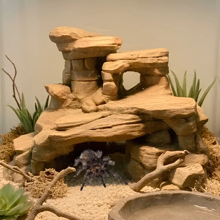Pustynna Grota skalna dekoracja do terrarium 100 mm