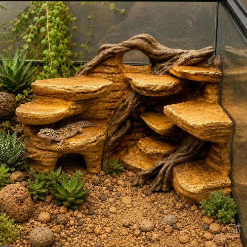 Tarasy Sawanny XL duża ścianka do terrarium 270 mm