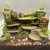 Wyspa Moai skalna ścianka do terrarium 240 mm widok z przodu
